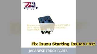 Relè di avviamento Isuzu NQR 8971739470 Soluzione di riparazione