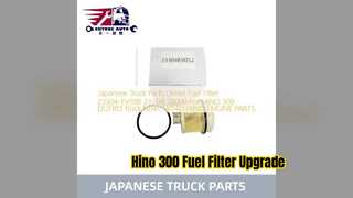 Sostituzione filtro carburante diesel Hino 300 23304 EV390