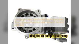 Pompa del compressore d'aria Hino 500 S2910 E0A96 Nuova di zecca