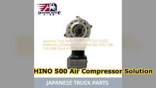Sostituzione della pompa del compressore d'aria HINO 500 J08E S2910E0C02
