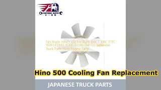 Sostituzione della pala della ventola del motore Hino 500 16361 E0140
