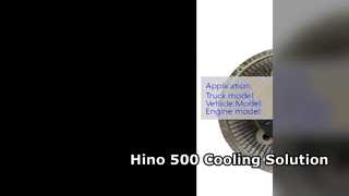 Motore Hino 500 Frizione ventola 16250 E0070 J08E