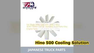 Hino 500 Fan Blade 16361 78060 Raffreddamento del motore durevole