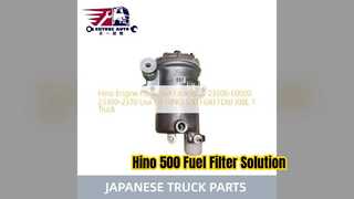 Sostituzione filtro carburante Hino 500 23300 E0020