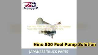 Pompa di alimentazione carburante Hino 500 105237 6480 Parti del motore