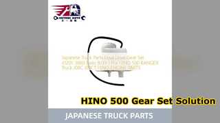 Set ingranaggi trasmissione finale HINO 500 41201 3860 rapporto 8 39