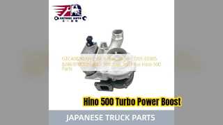 Sostituzione turbocompressore Hino 500 J08E GTC4082KLNV