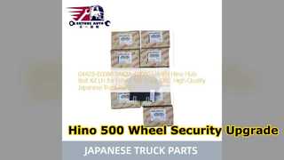 Hino 500 Truck Wheel Fastener Kit Premium Japanese Parts