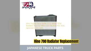 Sostituzione gruppo radiatore Hino 700 Profia P11C K13C