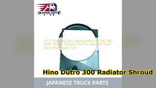 Sostituzione copertura radiatore Hino Dutro 300 16711 78300