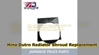 Sostituzione copertura radiatore Hino Dutro 300 16711 78250