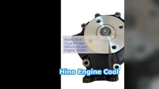 Pompa dell'acqua Hino J08C 161003464