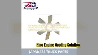 Hino FC500 Pala della ventola S1630 62671 Parti durevoli del camion