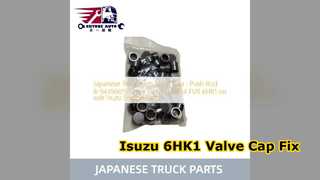 Parte di riparazione del cappuccio della valvola dell'asta di spinta Isuzu 6HK1
