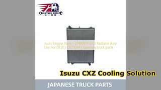 Soluzione di raffreddamento del motore con radiatore Isuzu CXZ 6WF1