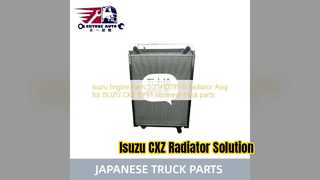 Parti del motore del gruppo radiatore Isuzu CXZ 0PE