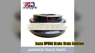 Parte di ricambio del tamburo del freno posteriore Isuzu NPR66
