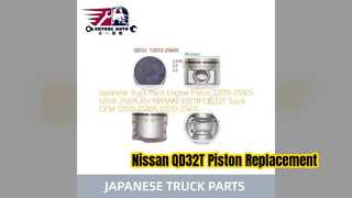 Sostituzione pistone motore Nissan QD32T 12010 2S605