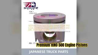Pistone motore HINO 500 13306 1012 Parti di alta qualità