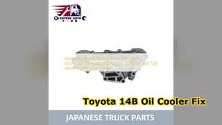 Sostituzione coperchio radiatore olio Toyota 14B 12B 16571 56031