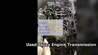 Trasmissione motore Isuzu 6HE1 usata in vendita