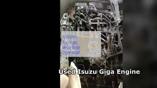 Trasmissione Isuzu Giga Engine 6WG1 usata in vendita