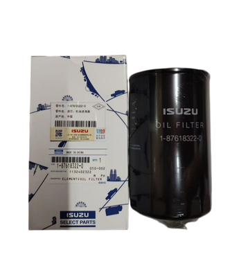 Filtro per olio motore 1-87618322-0 1-13240232-1 per motore ISUZU FVR 6HK1 4HK1 4JJ1 ISUZU PARTS