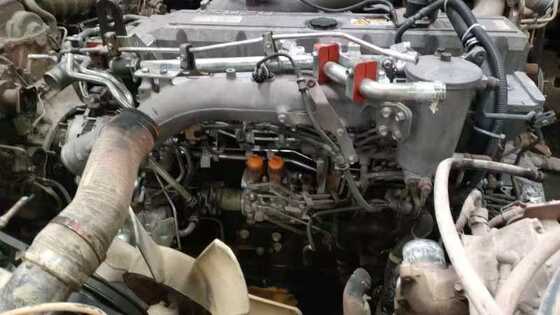 Parti per camion giapponesi Motore USATO con trasmissione Buone condizioni per ISUZU GIGA 6WG1 in vendita Parti usate Isuzu