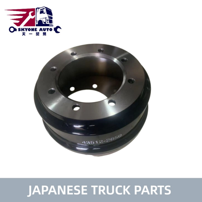 Ricambi per autocarri giapponesi BREAKE DRUM 43512-2650 per HINO 500 RANGER Ricambi per autocarri AK1J RK1J J08C J08CT in vendita Ricambi per motori Hino