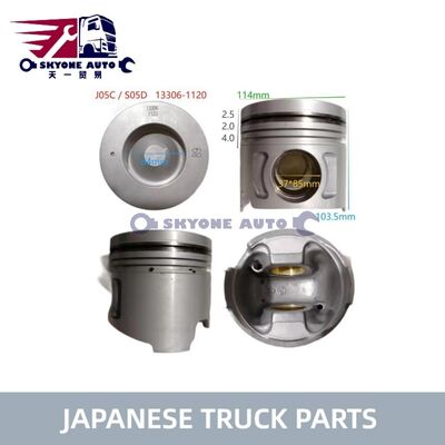 Uso del gruppo pistone 13306-1120 delle componenti del motore Hino per il camion HINO 500 J05CT S05C S05D