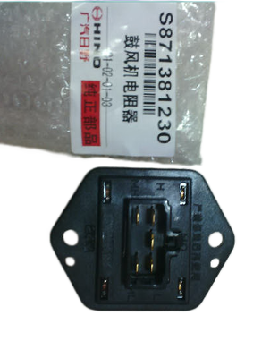 Resistore ventola per camion giapponesi S8713-81230 S871381230 per camion HINO 700 P11C FM2P, ricambi motore Hino