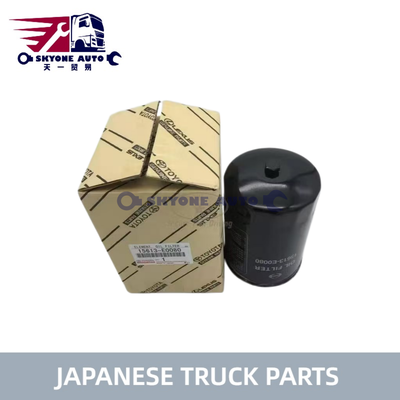Filtro olio diesel HINO 15630-E0080 15613E0080 15613-EV015 per TOYOTA/HINO 300 Truck Ricambi per camion giapponesi