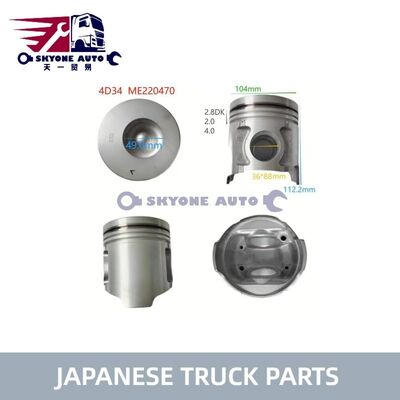 Ricambi per camion giapponesi ME220470 Gruppo pistone per camion MITSUBISHI CANTER 4D34 4D34T ISUZU