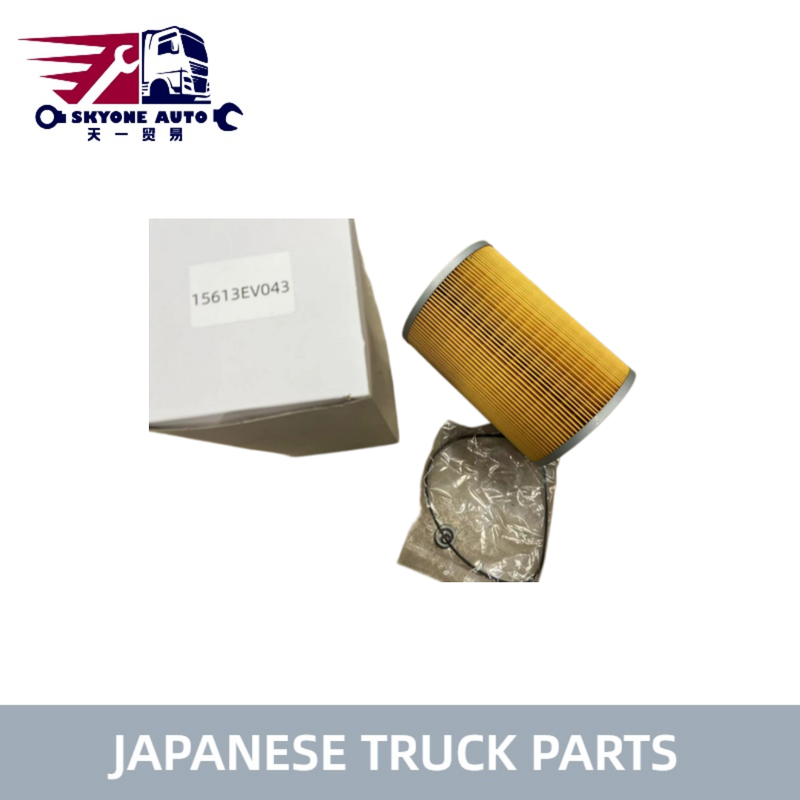 Il camion giapponese parte il filtro dell'olio motore 15613-EV043 S1560-72380 per le PARTI DEL MOTORE HINO del camion HINO 500/700 J08C J08E
