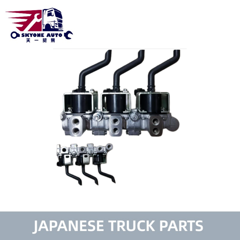 Parti di autocarri giapponesi 3WAY Valvola solenoide magnetica 27690-EW042 27610-4740 per HINO 500/700 E13C FM260 FM2P Parti di motore di autocarri Hino