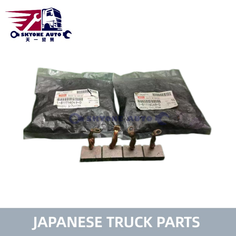Ricambi per autocarri giapponesi di partenza con spazzola di carbonio 1-81116049-0 1811160490 per ISUZU FVR13 6SA1 Truck ISUZU TRUCK PARTS