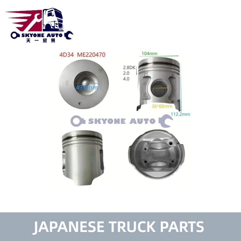 Ricambi per camion giapponesi ME220470 Gruppo pistone per camion MITSUBISHI CANTER 4D34 4D34T ISUZU
